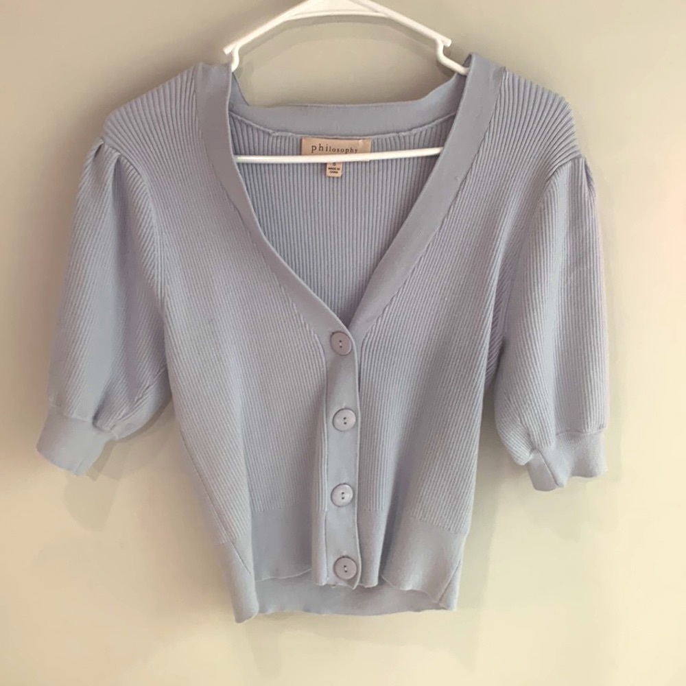 Philosophy Light Blue Sweater